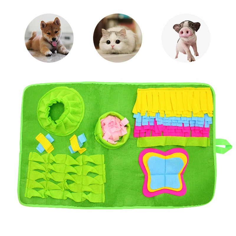 LullPaw Training Forage Pad — Snuffle Mat for Dogs - lifestyle photo