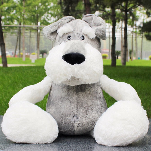 LullPaw Schnauzer Plush Companion