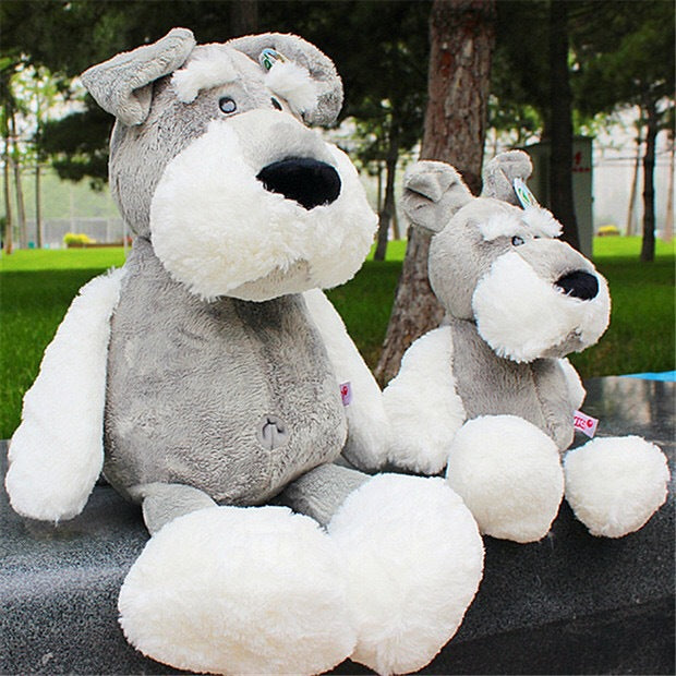 LullPaw Schnauzer Plush Companion