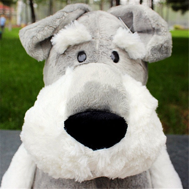 LullPaw Schnauzer Plush Companion