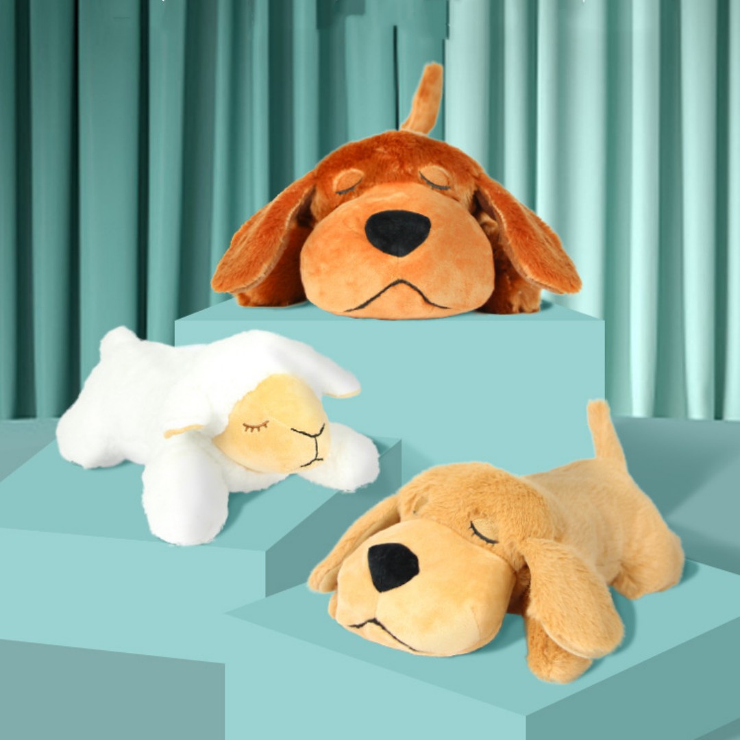 Puppy First Night Home Bundle, Heartbeat + Cuddle Pup + Calming Collar